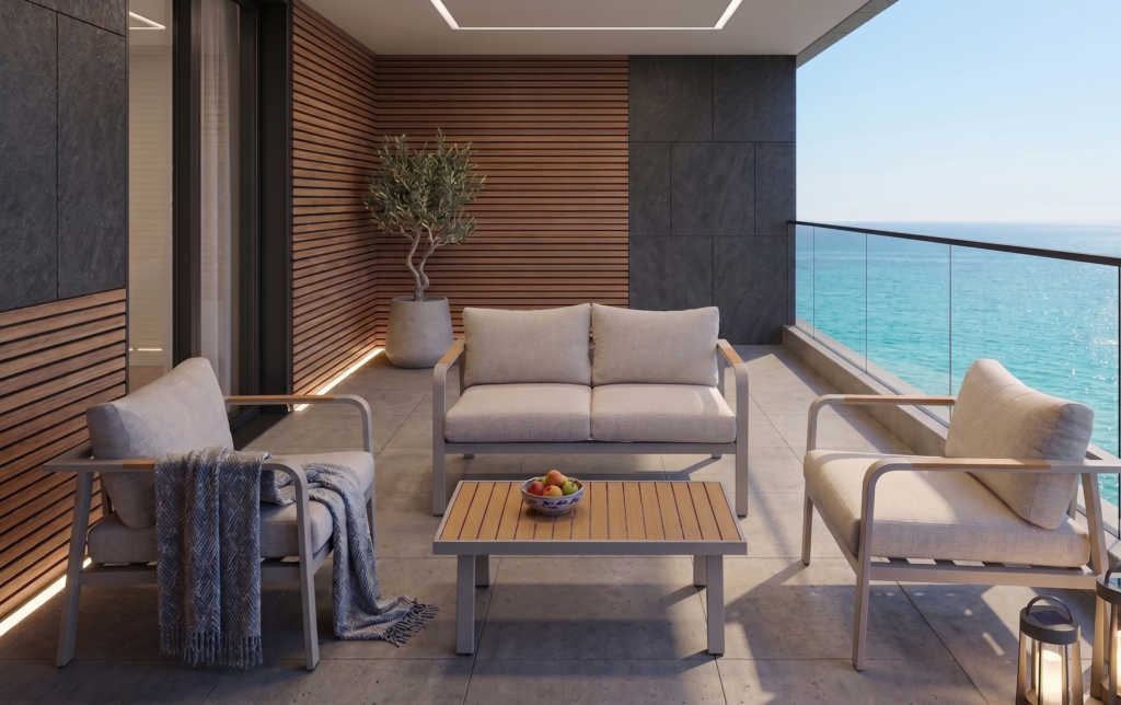 מערכת דו מושבית דגם רומא צבע שמפניה