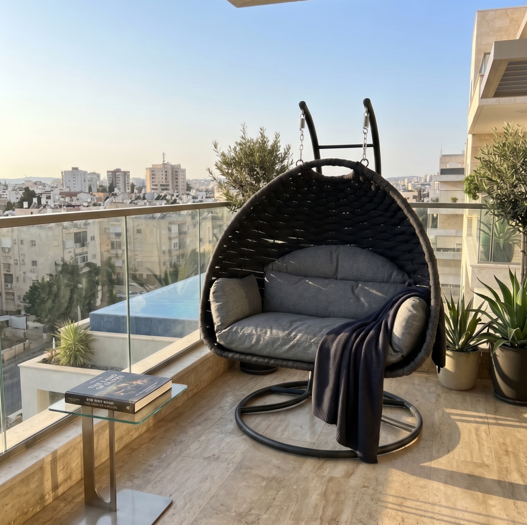 ערסל זוגי דגם לורנס צבע אפור כהה