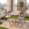 גאיה – שולחן וכיסאות בר שמפניה